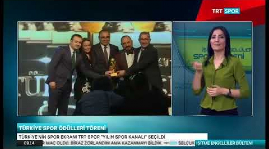 Ceylan İnşaat 16.Türkiye Spor Ödülleri - İşitme Engelliler Bülteni - TRT Spor